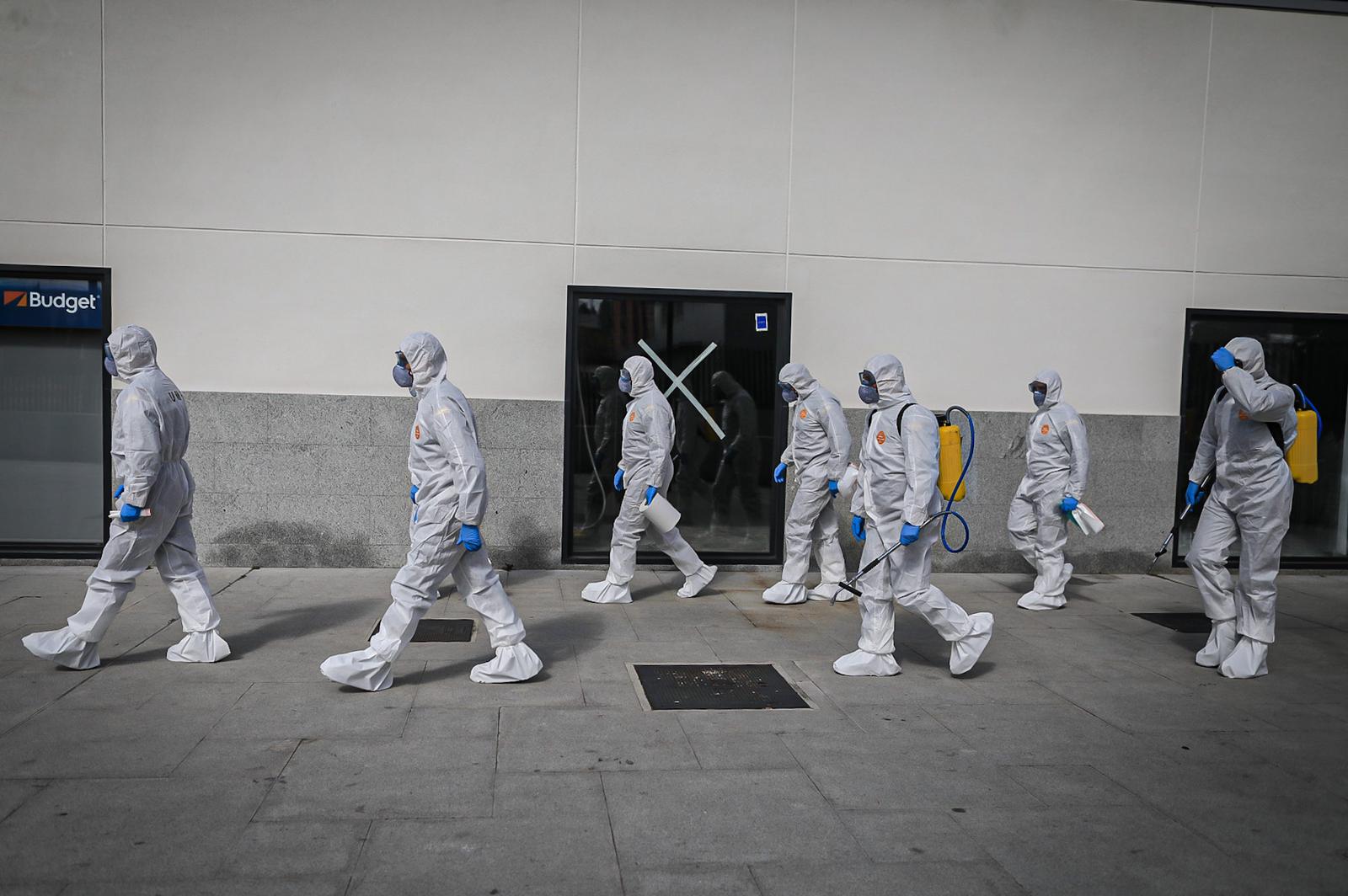 La Unidad Militar de Emergencias ha llegado a la capital este martes con un amplio contingente