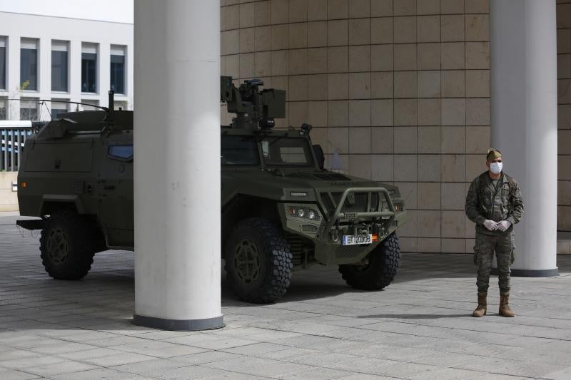 Siguen las imágenes de calles desiertas en la capital en pleno estado de alarma