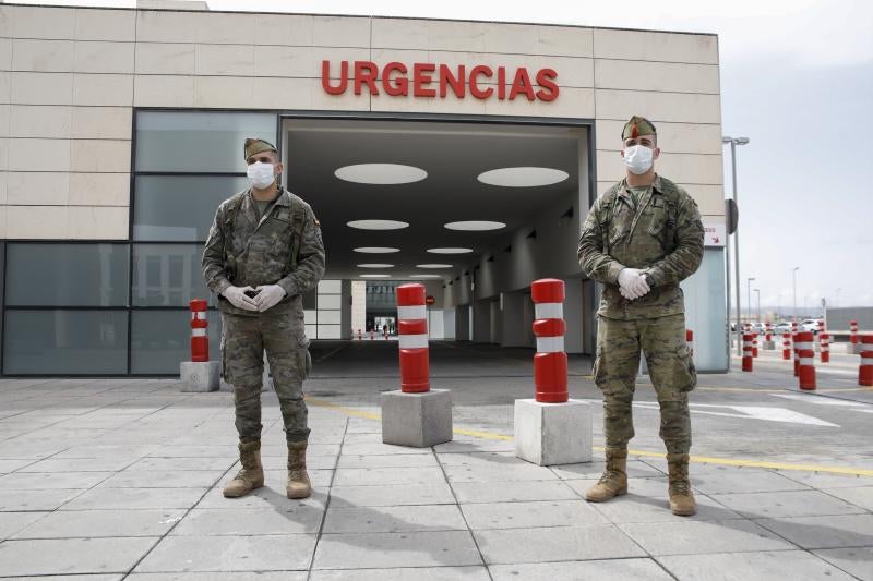 Siguen las imágenes de calles desiertas en la capital en pleno estado de alarma