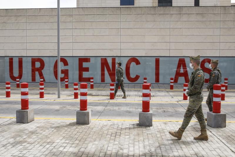 Siguen las imágenes de calles desiertas en la capital en pleno estado de alarma
