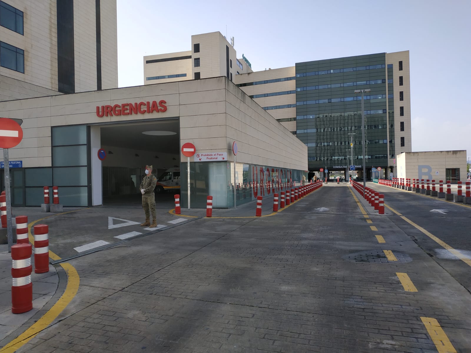 Siguen las imágenes de calles desiertas en la capital en pleno estado de alarma