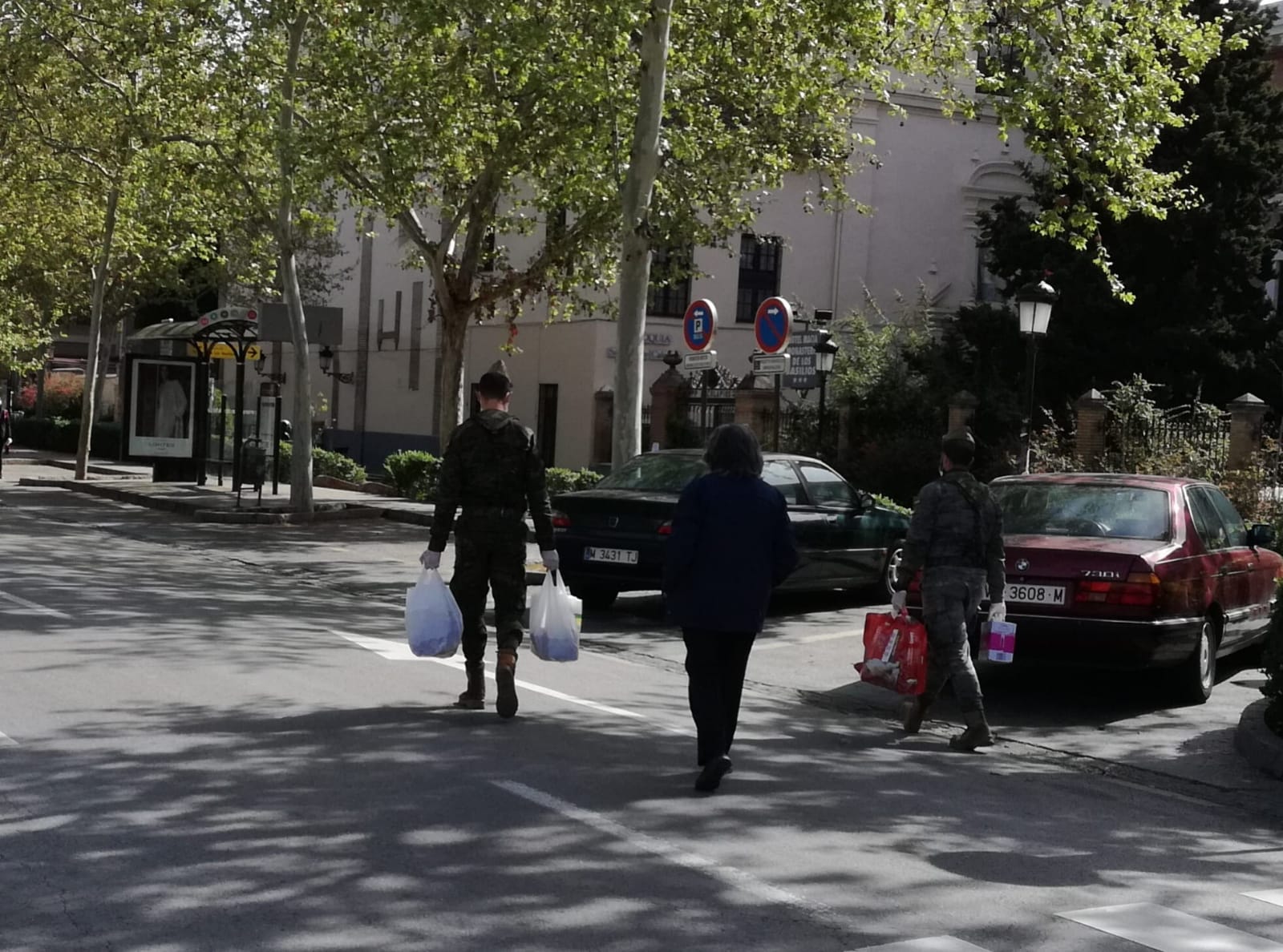 Siguen las imágenes de calles desiertas en la capital en pleno estado de alarma