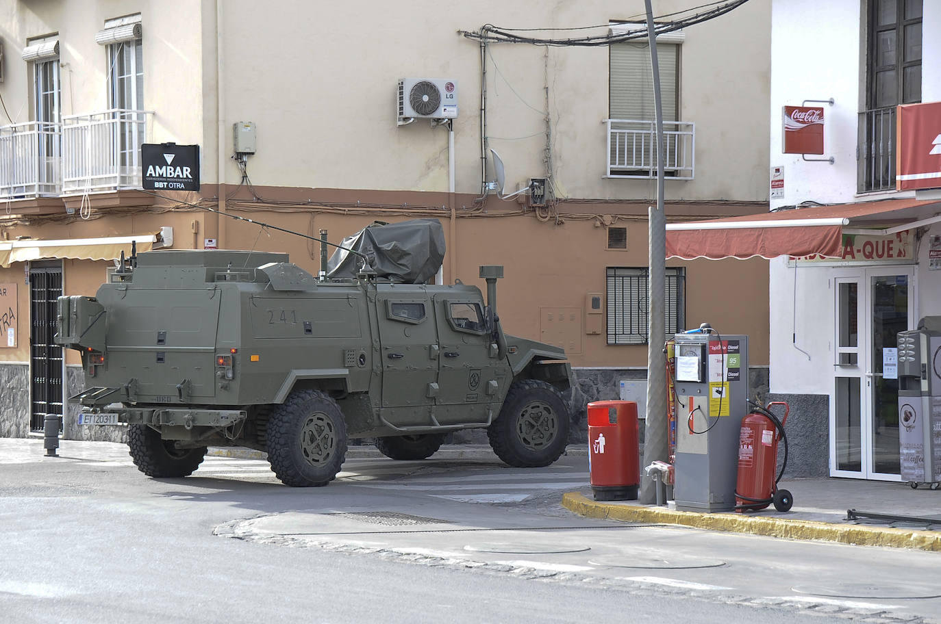 Siguen las imágenes de calles desiertas en la capital en pleno estado de alarma