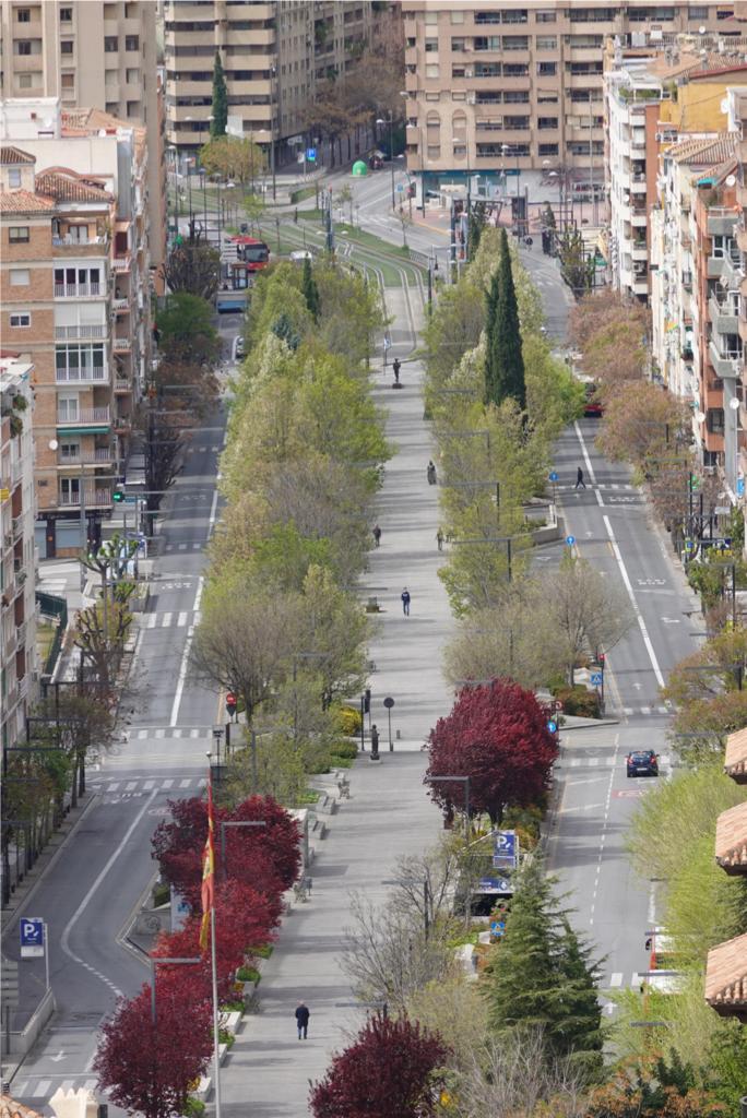 Siguen las imágenes de calles desiertas en la capital en pleno estado de alarma