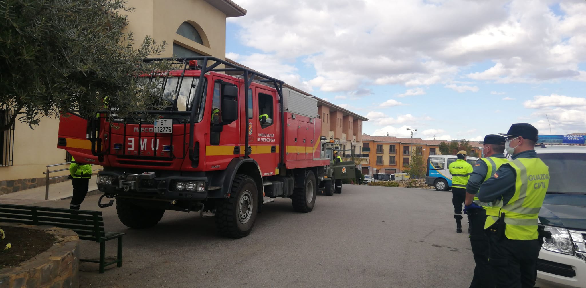 Agentes de la UME en Guadix