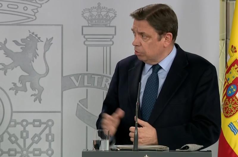 El ministro de Agricultura, Pesca y Alimentación, Luis Planas, este miércoles.