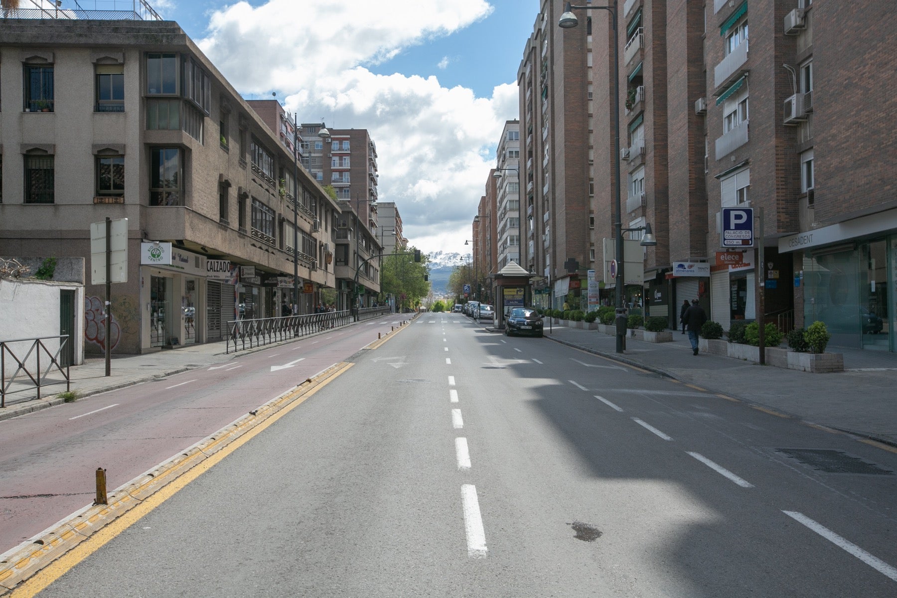 Así están las calles de la ciudad en otra jornada de cuarentena por la crisis del coronavirus