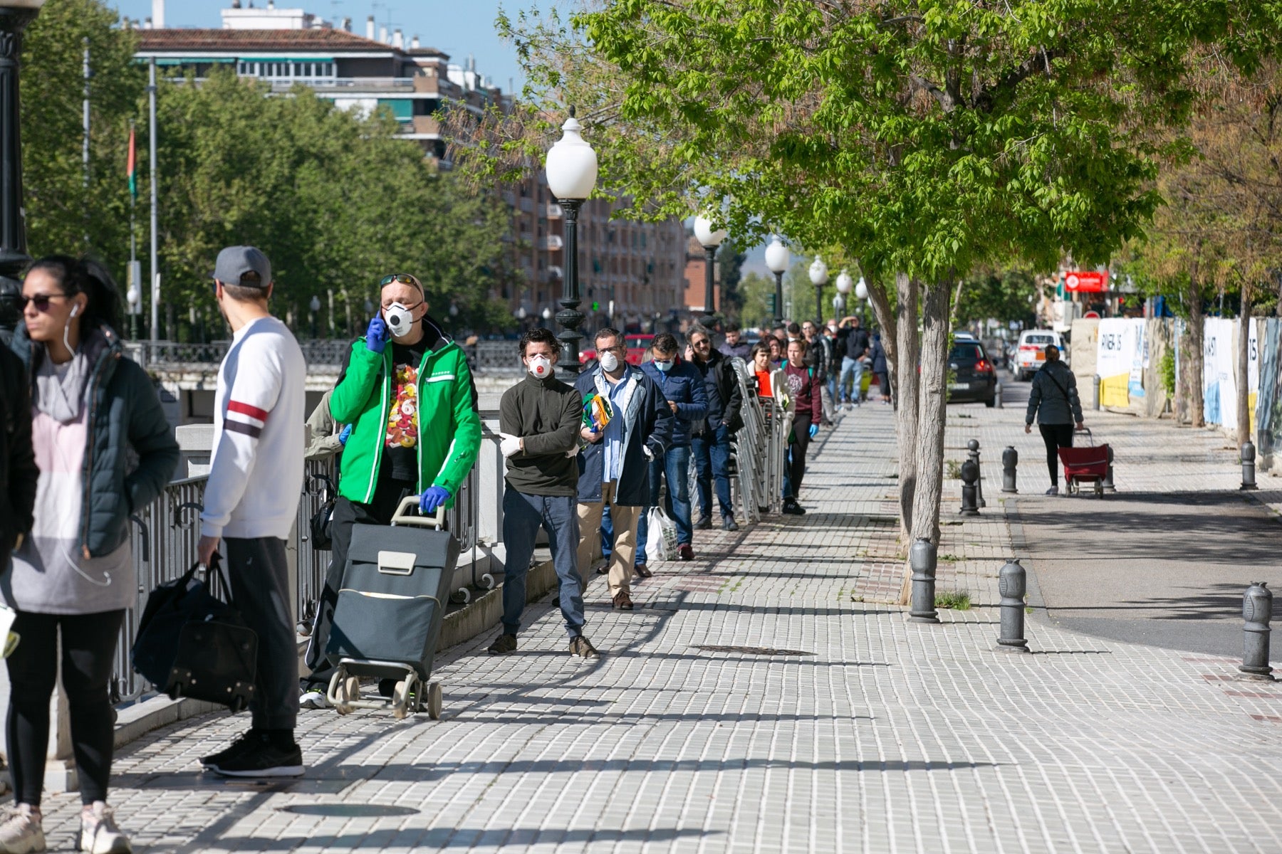 Así están las calles de la ciudad en otra jornada de cuarentena por la crisis del coronavirus
