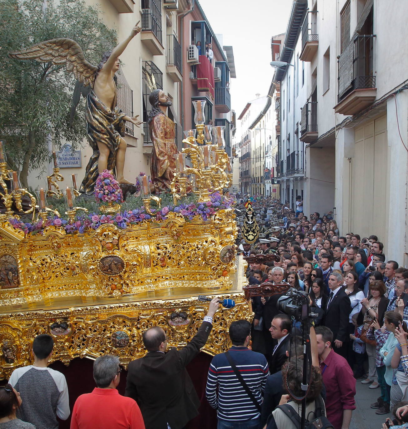 El paso de la Oración del Huerto, en el Lunes Santo de 2019. 