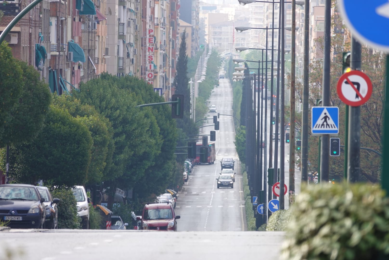 El que estaba destinado a ser el gran fin de semana de la Semana Santa para las calles de Granada ha quedado en vías grises y vacías, solamente adornadas por el color de los mensajes de ánimo presentes en los balcones