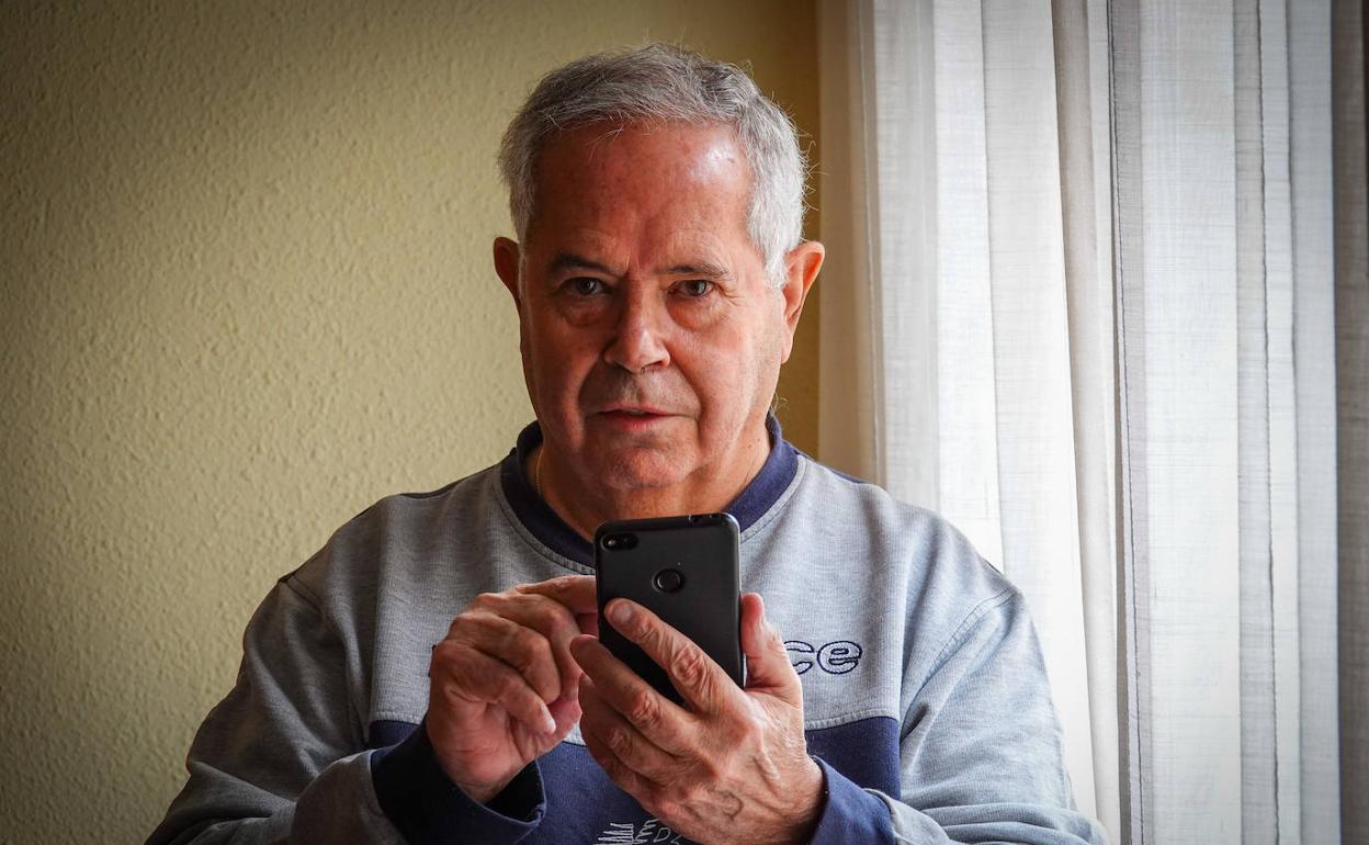 Hubo, en casa tras rescibir el alta.