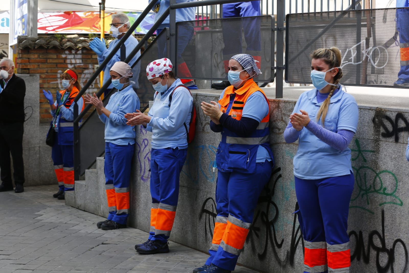 Así ha sido la concentración de las 12 de la tarde en el centro de Gran Capitán de la capital