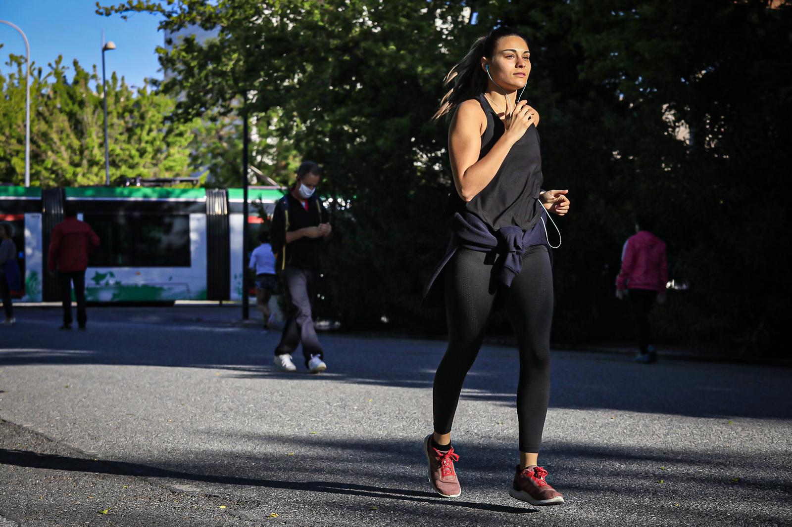 Este sábado ya se permite la actividad deportiva y se está dejando notar (y mucho) por toda la capital