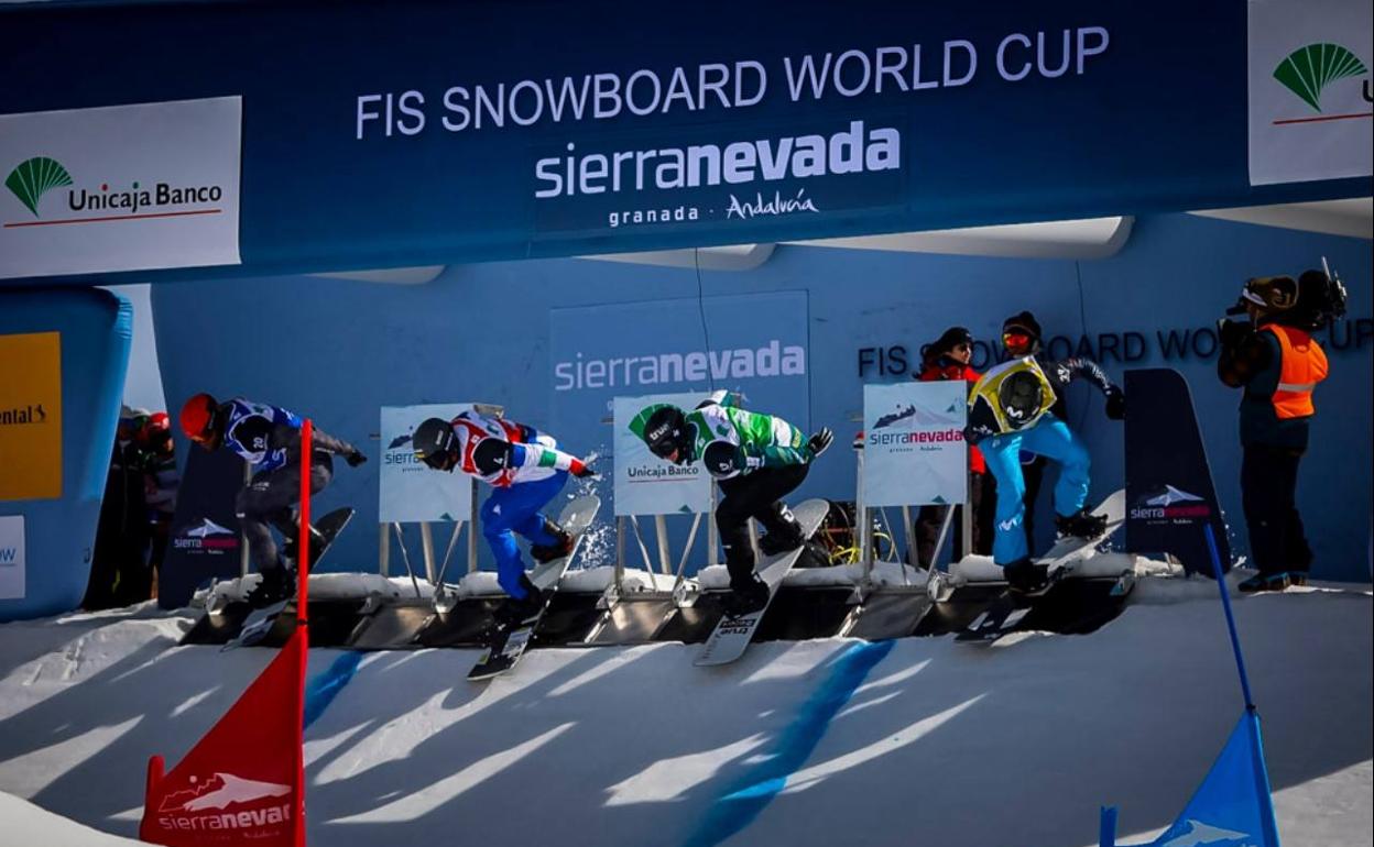 La Copa del Mundo de snowboard cross llegó a Sierra Nevada el pasado mes de marzo. 