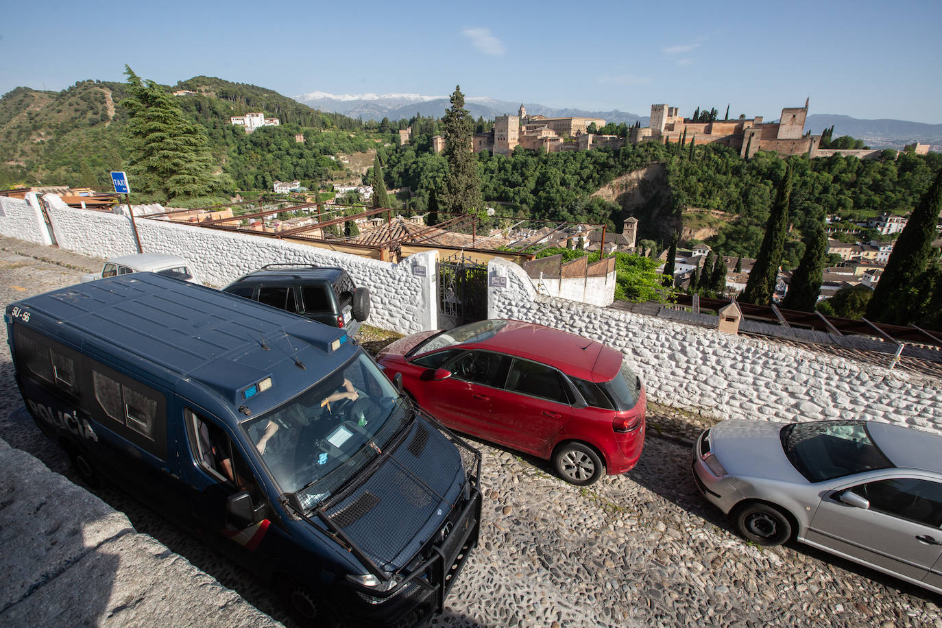 Fotos: El Albaicín, tras las ocho de la tarde
