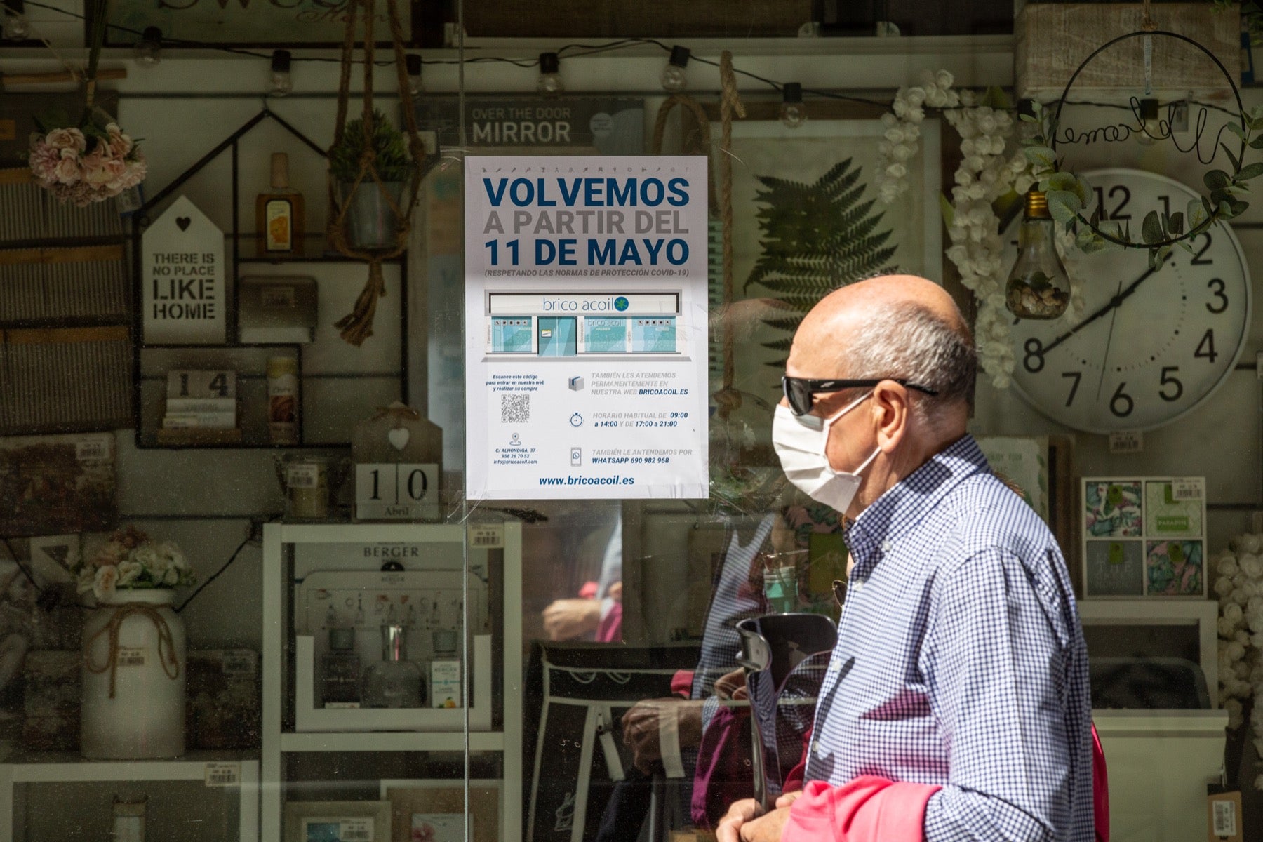 Las calles van notando cada vez más afluencia con las salidas permitidas dentro de la desescalada