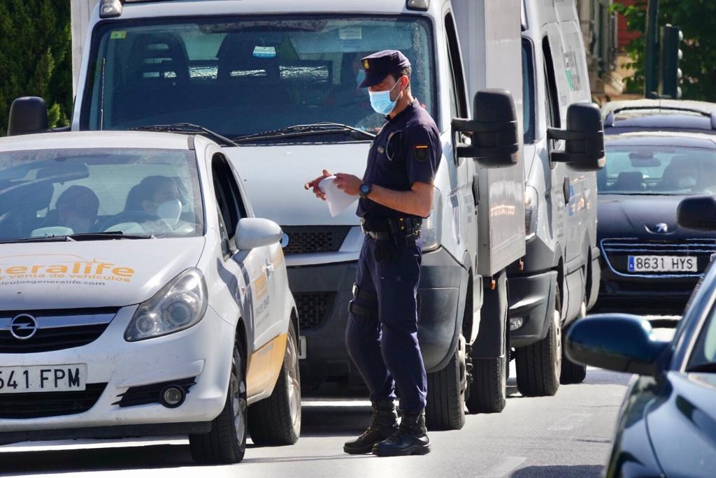 Se intensifican los controles de agentes para evitar desplazamientos no justificados en el estado de alarma