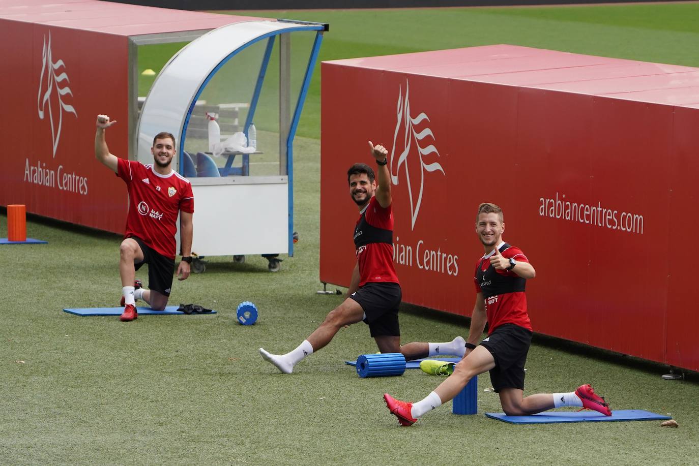 Fotos: Finaliza la primera semana de entrenamientos de la UD Almería