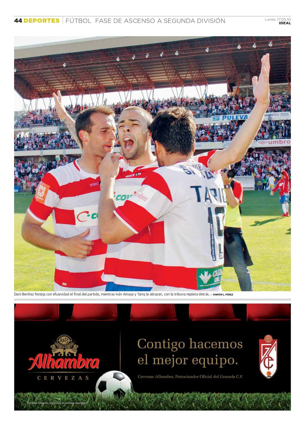 Diez años pasan del arranque del cruce ante el Alcorcón que devolvió al Granada al fútbol profesional