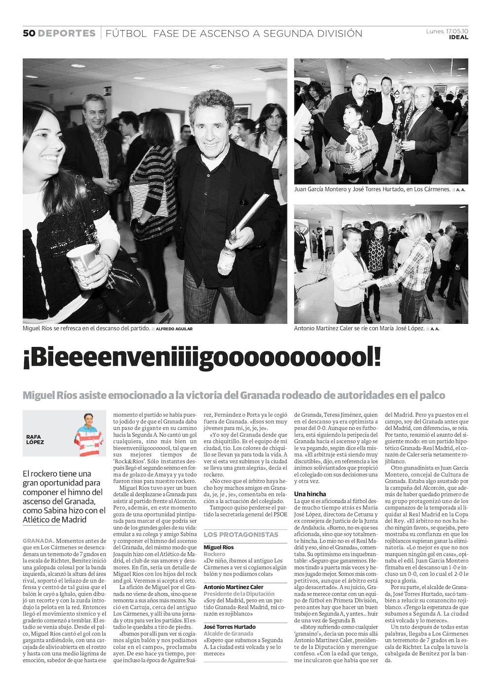 Diez años pasan del arranque del cruce ante el Alcorcón que devolvió al Granada al fútbol profesional