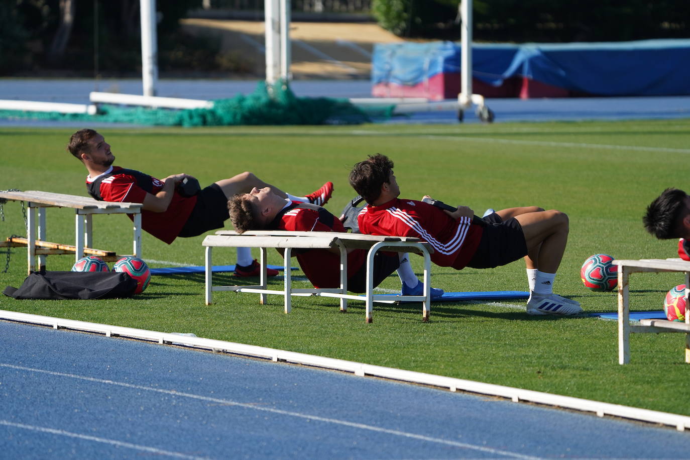 Fotos: La UD Almería comienza los entrenamientos en grupos
