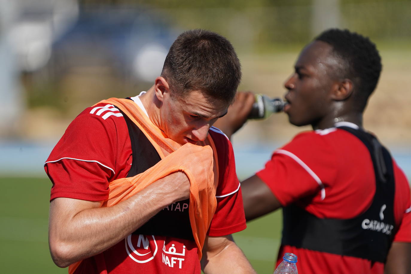 Fotos: La UD Almería comienza los entrenamientos en grupos