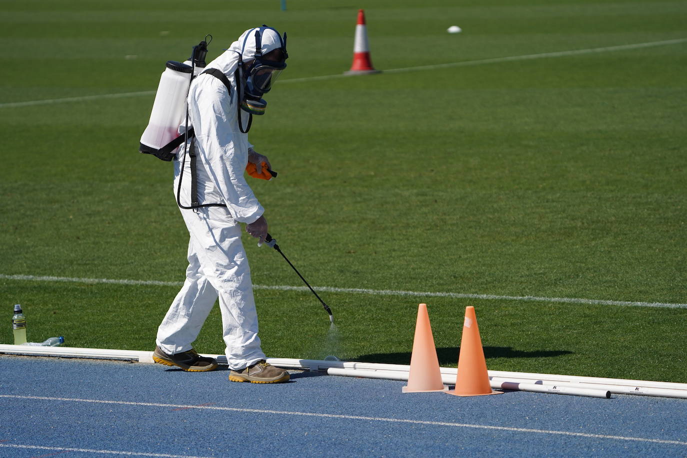 Fotos: La UD Almería continúa entrenando en dos grupos