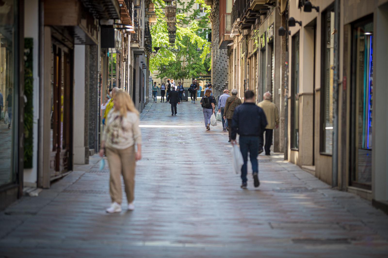 Así respiran las vías de la capittal en la segunda jornada de la nueva etapa de la desescalada.