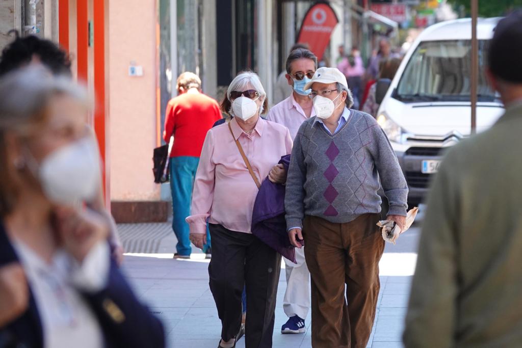 Así respiran las vías de la capittal en la segunda jornada de la nueva etapa de la desescalada.