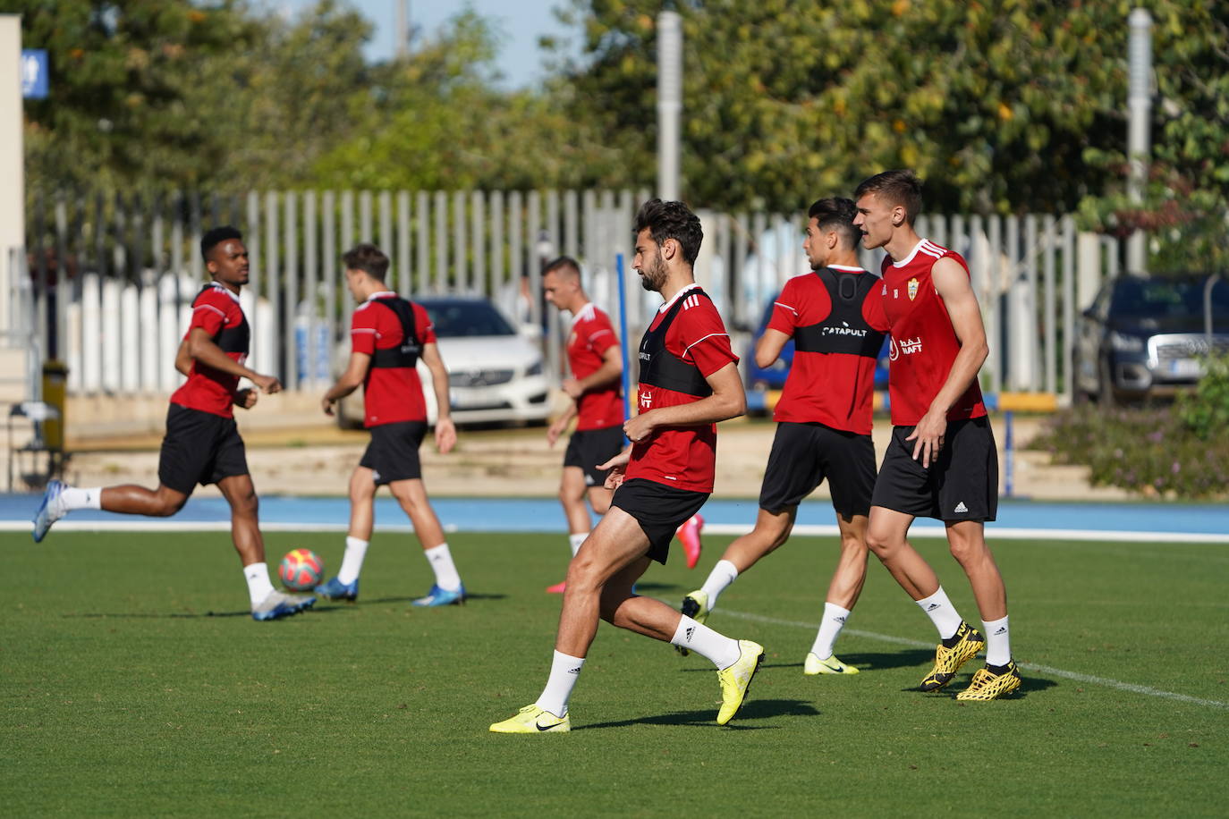 Fotos: La UD Almería entrena en sábado