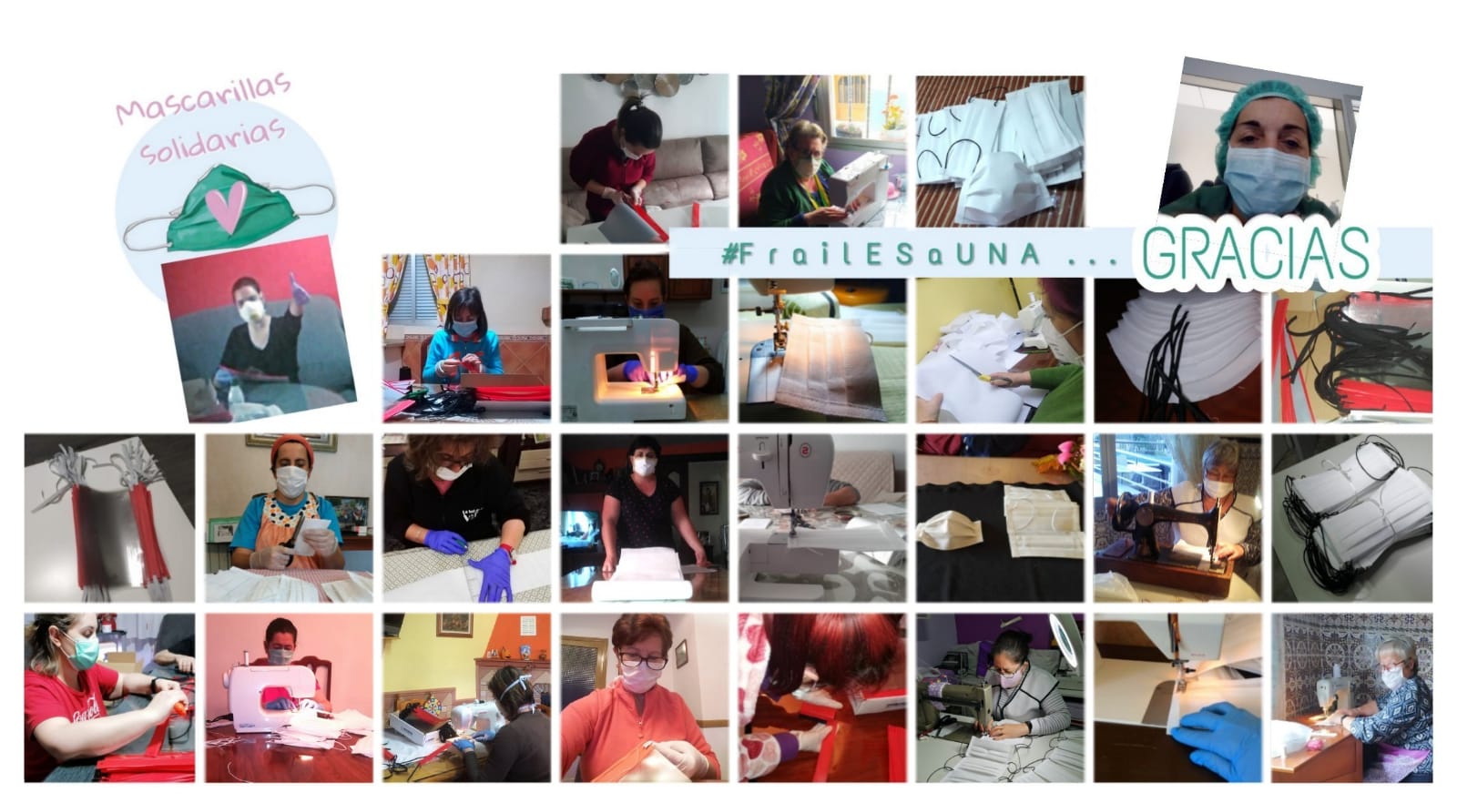 Cientos de mujeres de la provincia han aportado su granito para ayudar en la crisis sanitaria