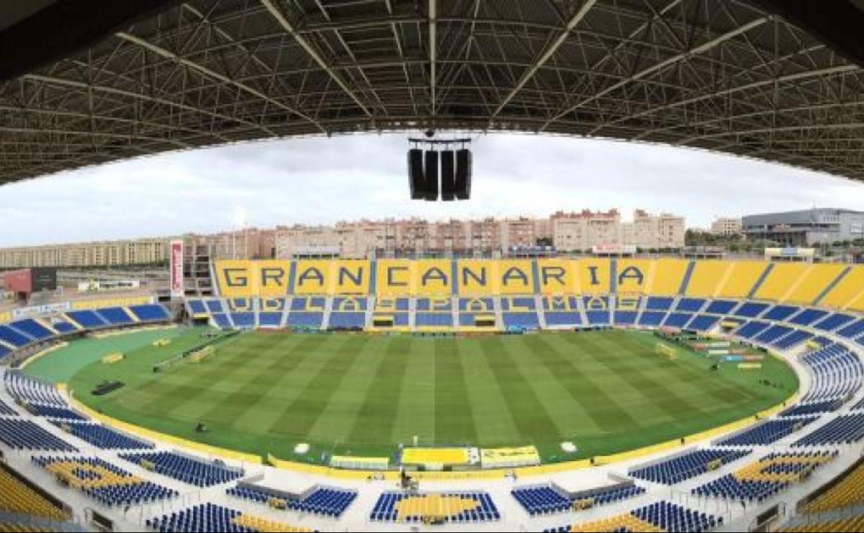 El estadio de Gran Canaria. 