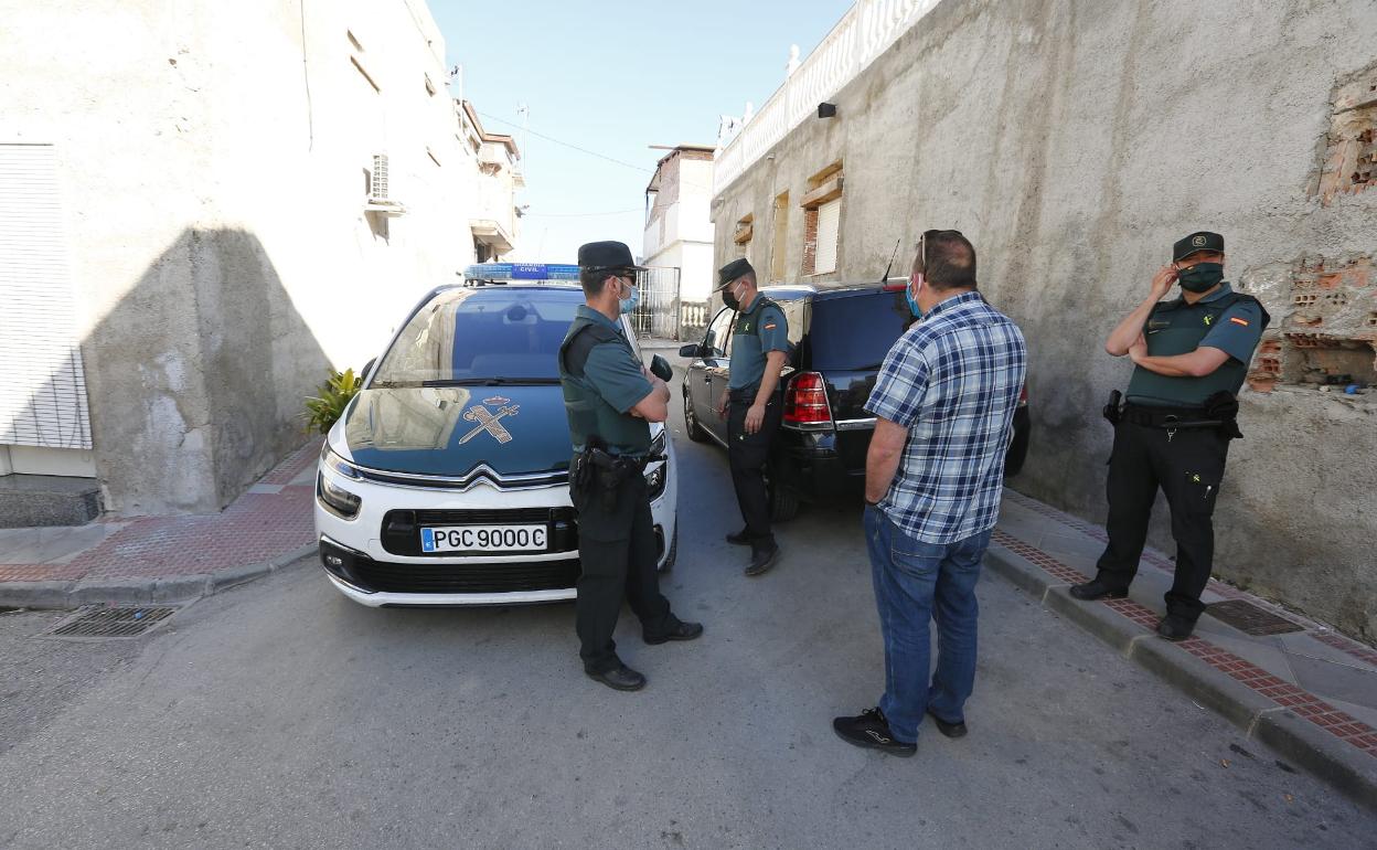 La Guardia Civil en Atarfe. 
