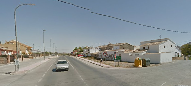 Vista de la parte murciana de la pedanía de Pozo de la Higuera, partida entre Lorca y Pulpí.