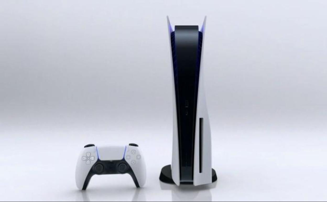 Imagen del diseño de la nueva PlayStation 5.