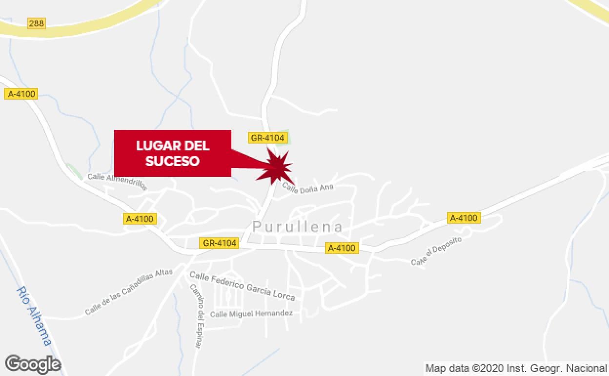 Suceso en Granada | Muere un anciano tras caer en una acequia en Purullena