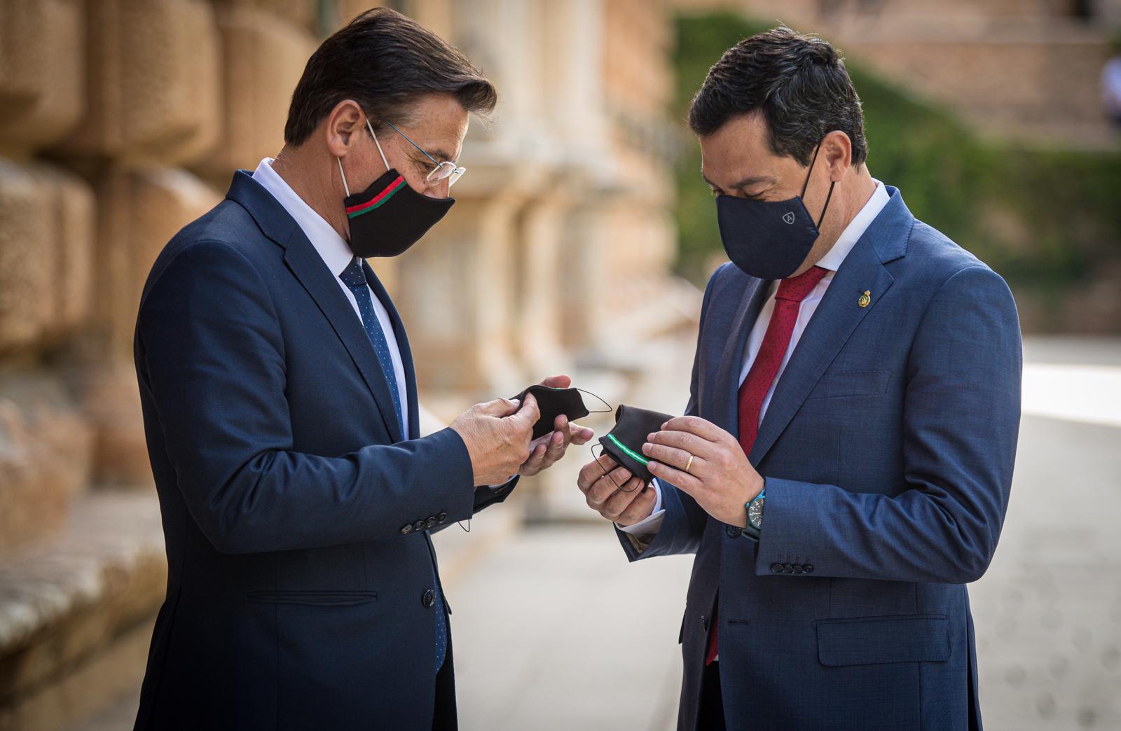 El Ejecutivo andaluz estrena la nueva normalidad en el monumento nazarí