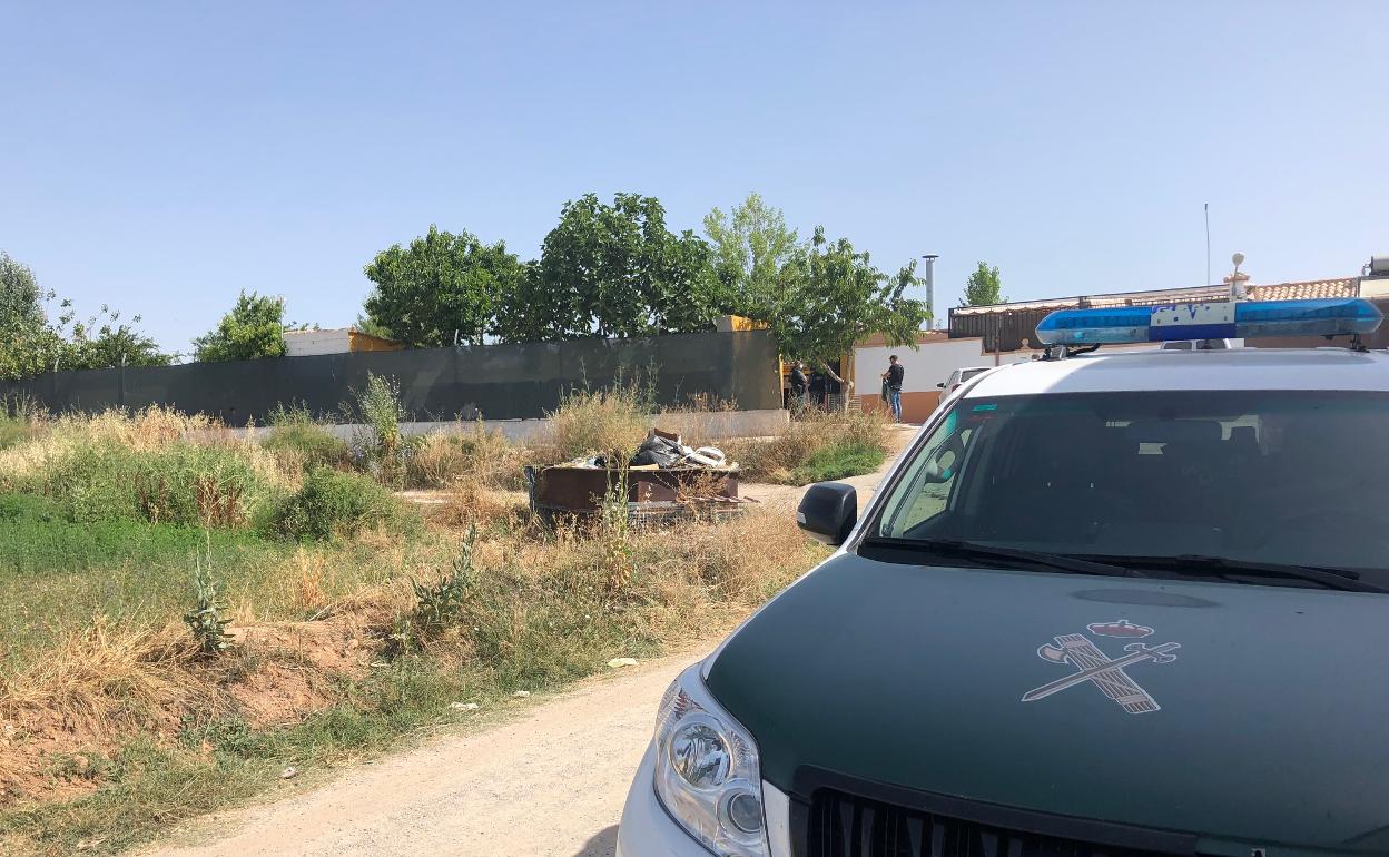 Registro en una finca de Albolote el pasado miércoles.