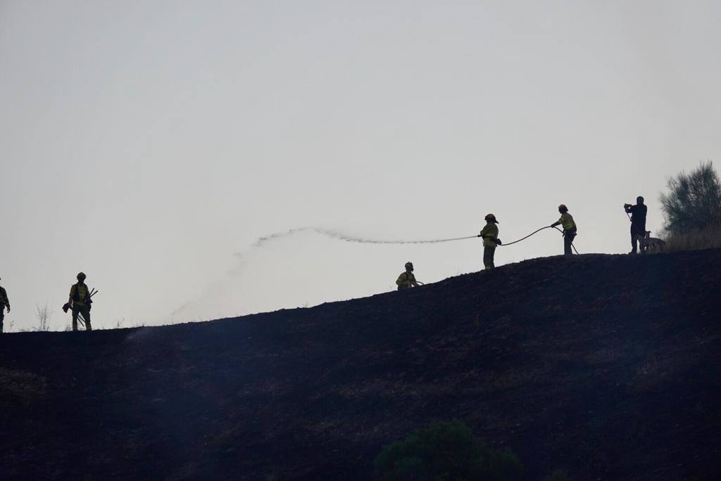 La evolución del fuego, según fuentes del Infoca, es favorable