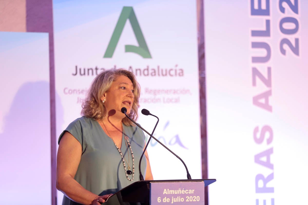 Marín apunta al récord de Banderas Azules en las playas andaluzas como otra marca de la excelencia del destino