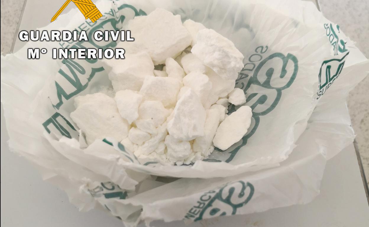 La Guardia Civil encontró una importante cantidad de droga.