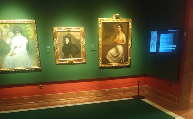 Una de las salas del museo Julio Romero de Torres. 