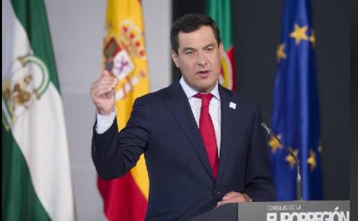 Juanma Moreno pide a la Unión Europea más apoyo financiero para las eurorregiones