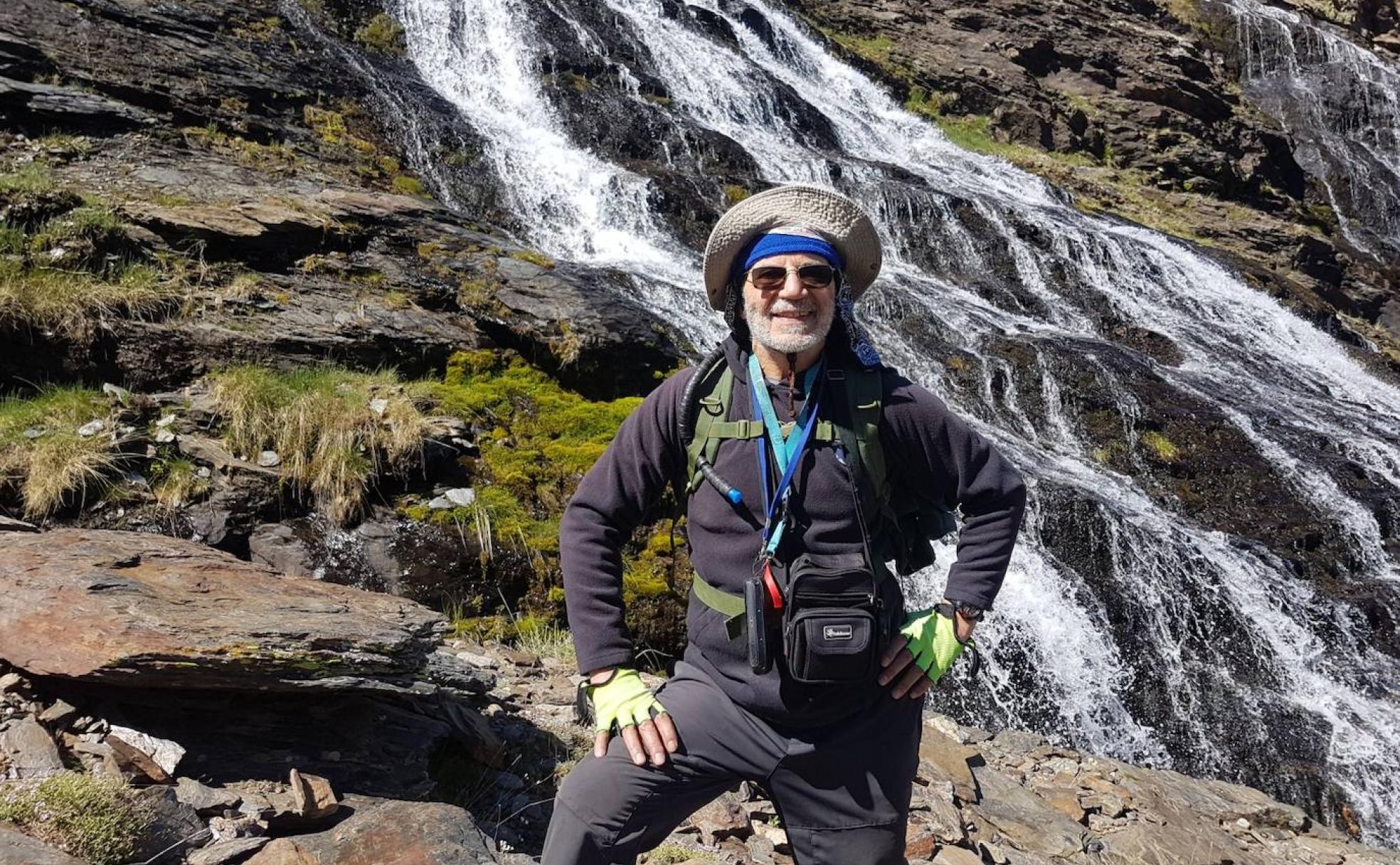 Si Ramón Ortiz tuviera que visitar un paisaje una y otra vez, sería uno cercano a las Chorreras del Molinillo.