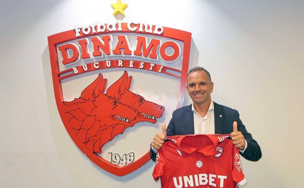 Pablo Cortacero, tras ser anunciada la venta del Dinamo de Bucarest. 