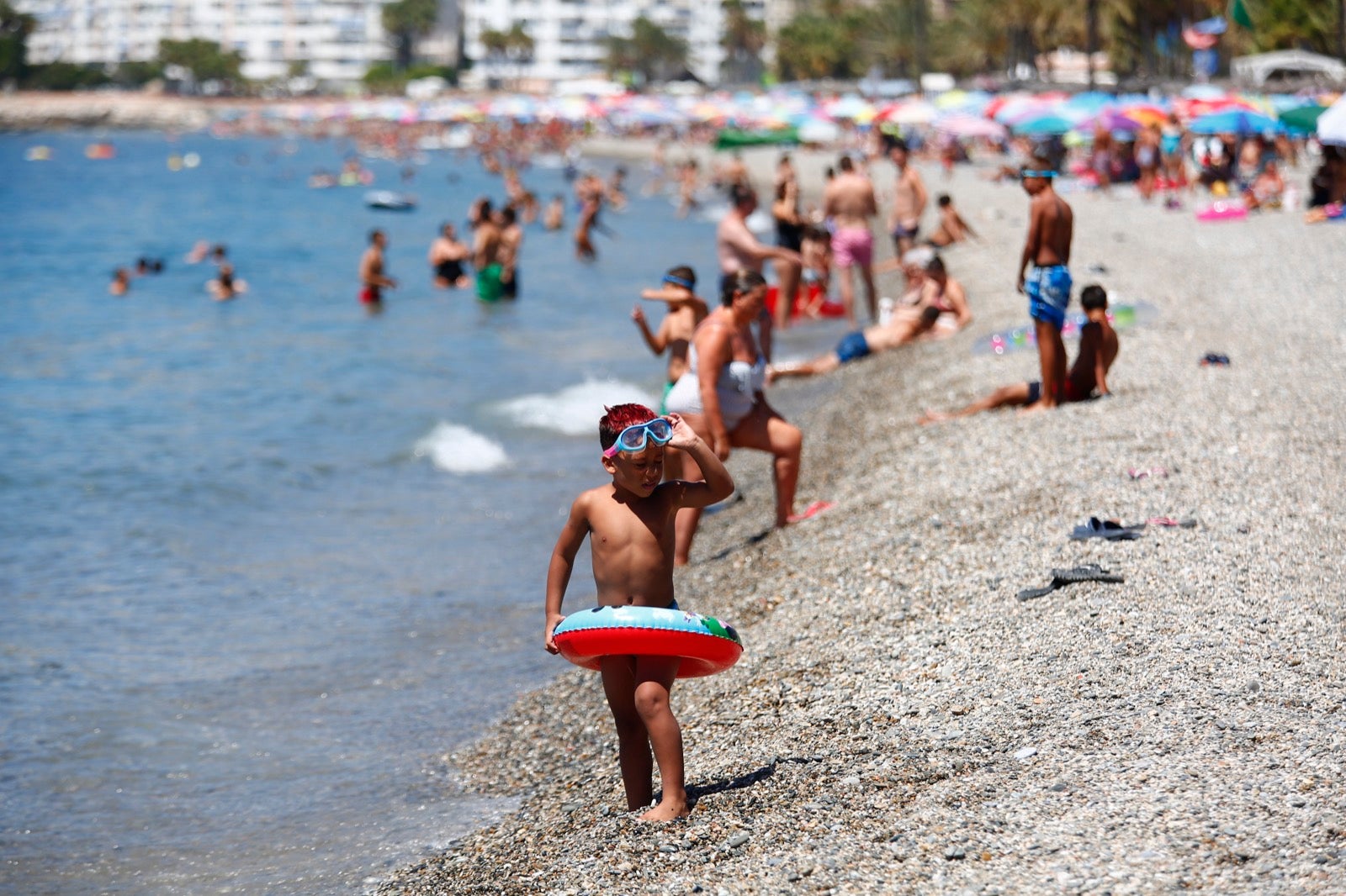 Veraneantes aprovechan los últimos días de mes para escaparse a las localides del litoral. 