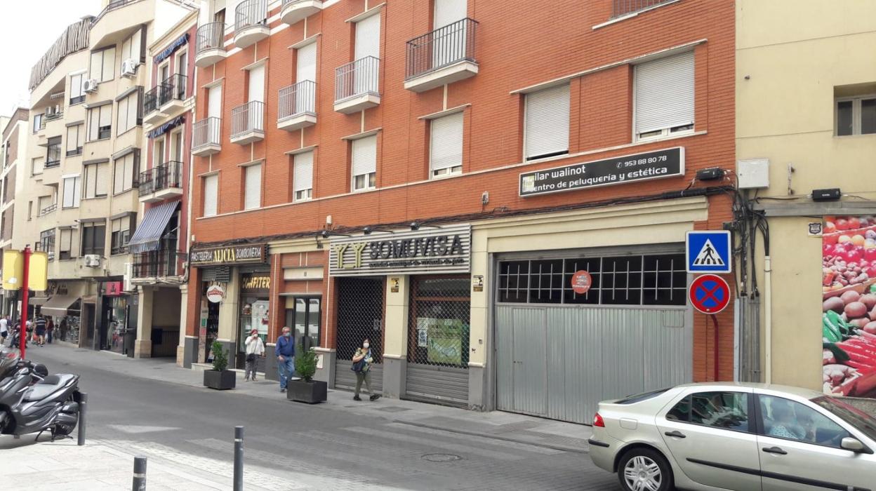 Sede de la Sociedad Municipal de la Vivienda, en la calle Álamos.