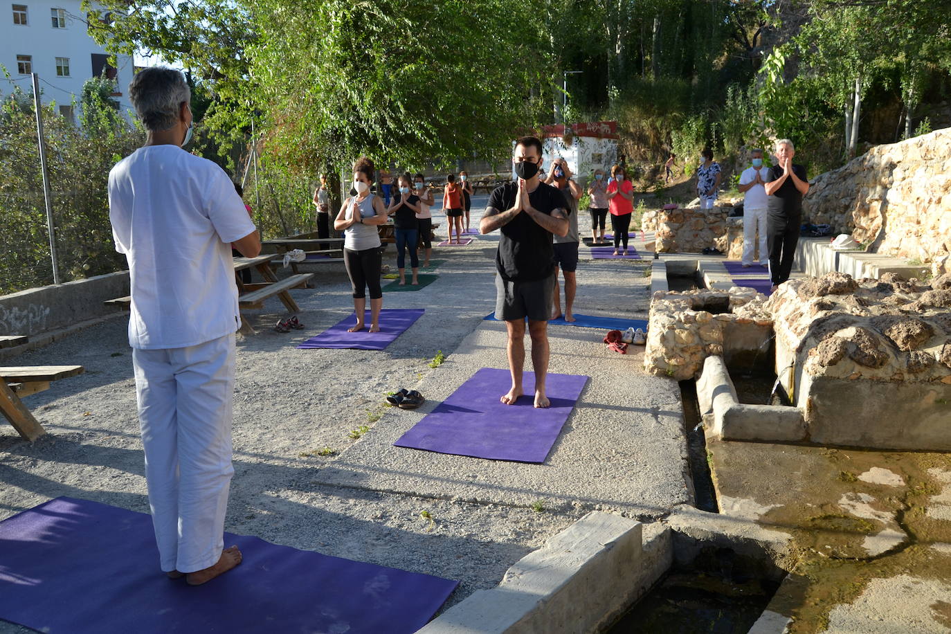 Fotos: El yoga al aire libre coge fuerza