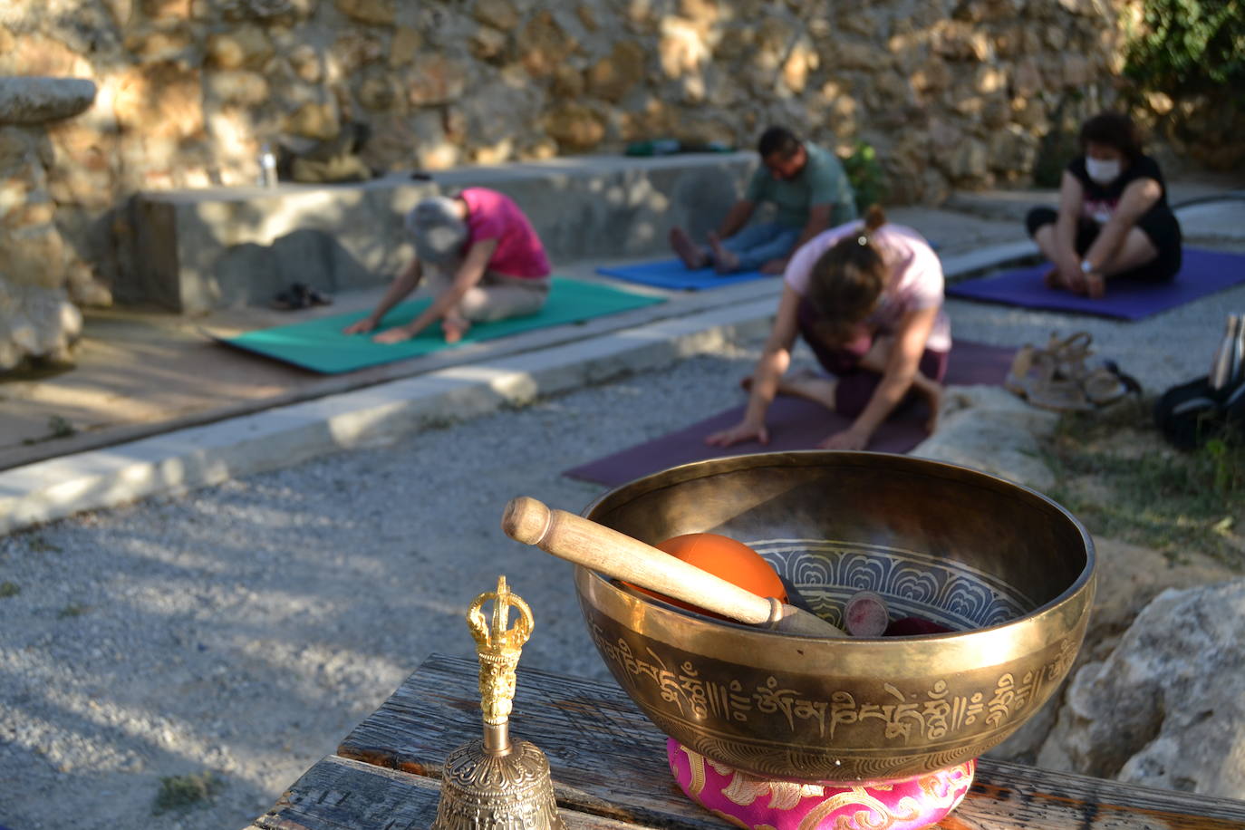 Fotos: El yoga al aire libre coge fuerza