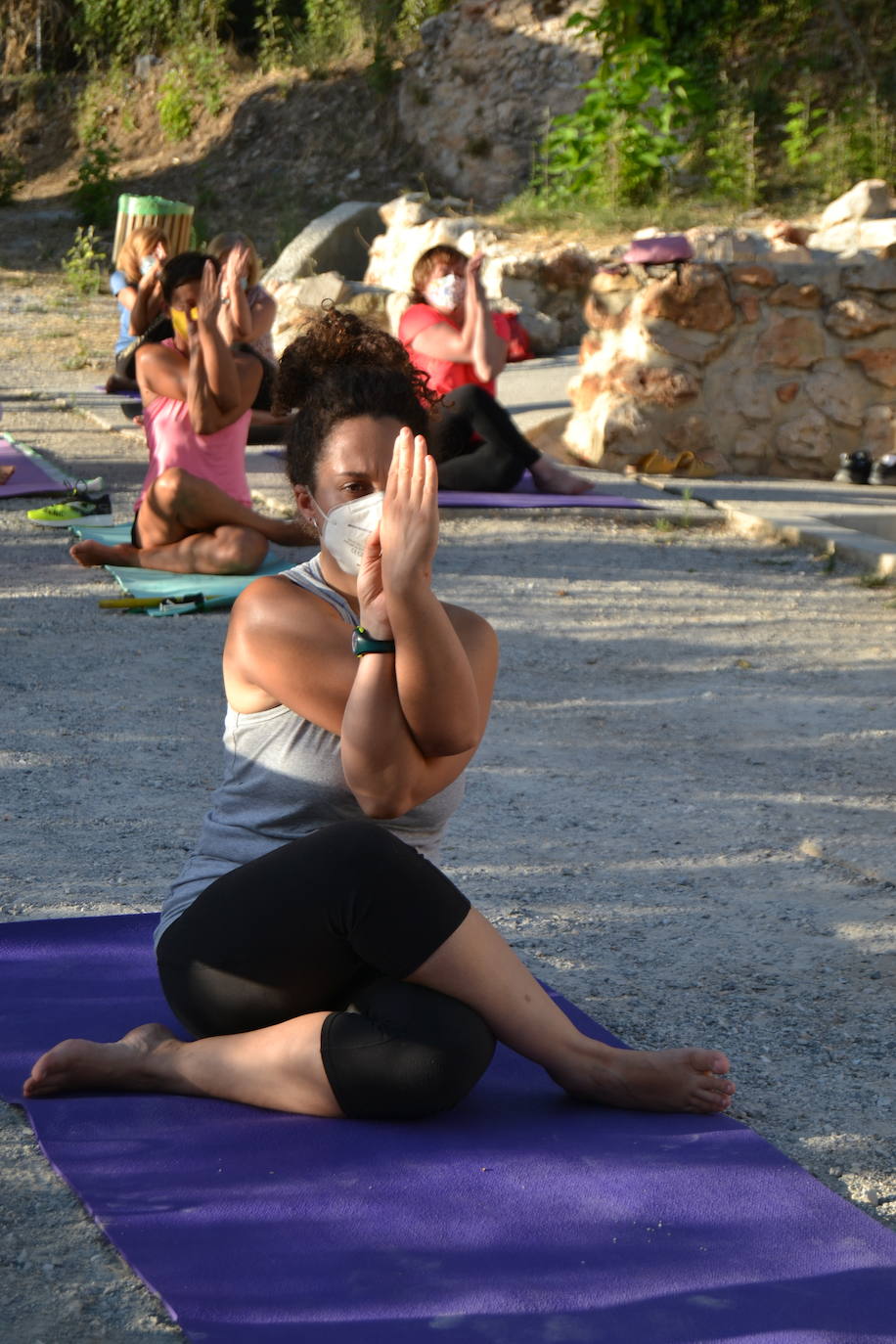 Fotos: El yoga al aire libre coge fuerza